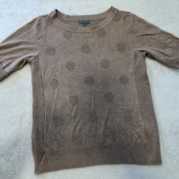 Joseph A. Women’s Shirt Size: Medium (M) Color: Tan - Picture 1 of 3